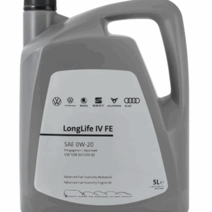 Variklinė alyva VW 0W20 VW GROUP LONGLIFE IV FE 5L