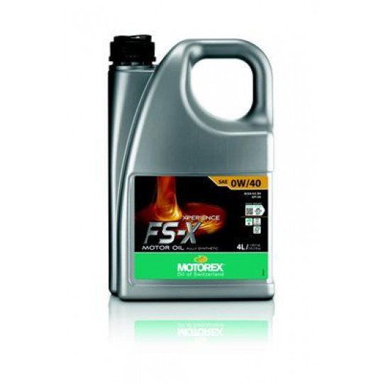 MOTOREX XPERIENCE FS-X 0W40 4L