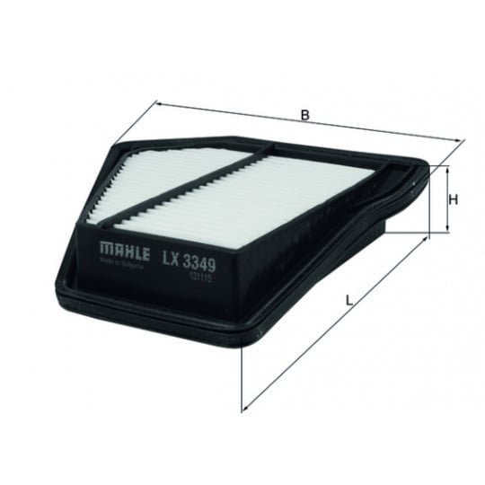 Воздушный фильтр MAHLE ORIGINAL LX 3349