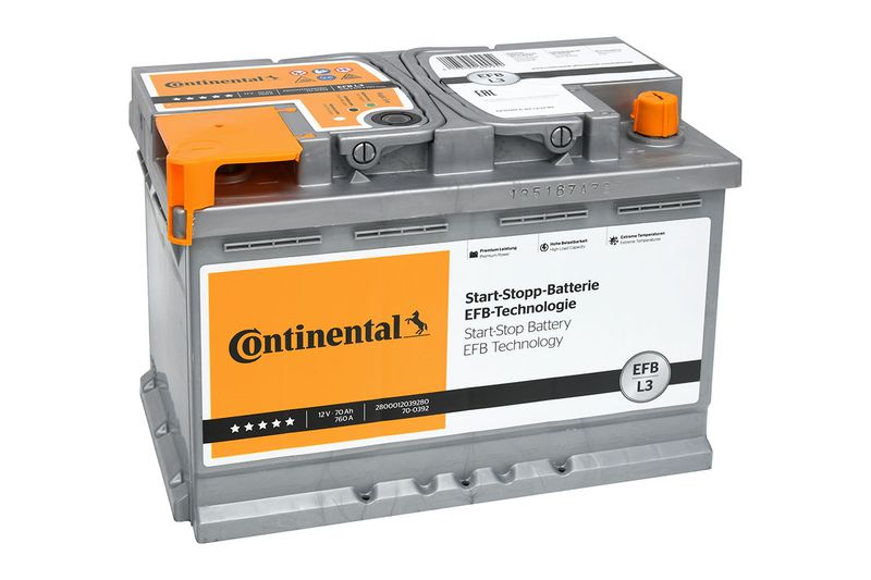 CONTINENTAL 2800012039280 Стартерная батарея