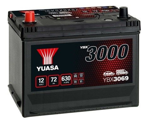 YUASA YBX3069 Startera akumulators