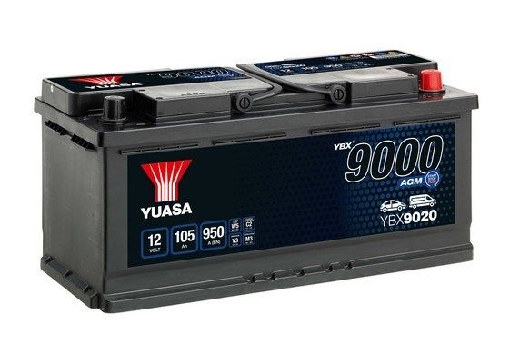 Стартерная батарея YUASA YBX9020