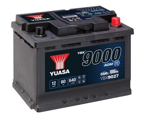 YUASA YBX9027 startera akumulators