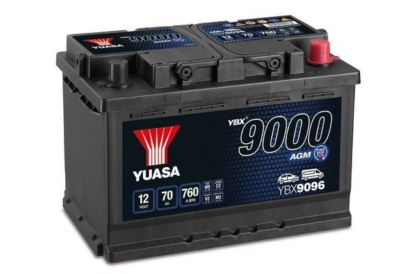 YUASA YBX9096 Startera akumulators
