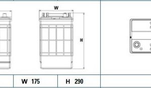CENTRA CF1250 Starter battery