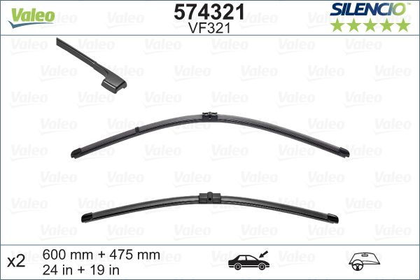 VALEO 574321 Valytuvai