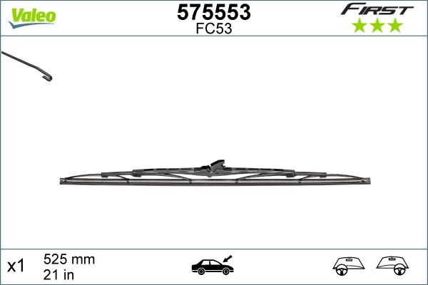 VALEO 575553 Klaasipuhastid