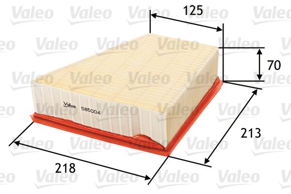 VALEO 585004 Воздушный фильтр