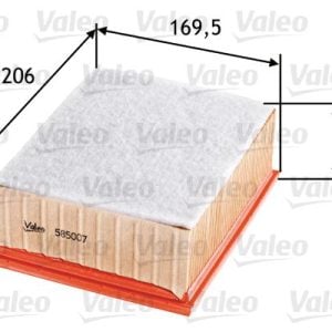 VALEO 585007 Gaisa filtrs