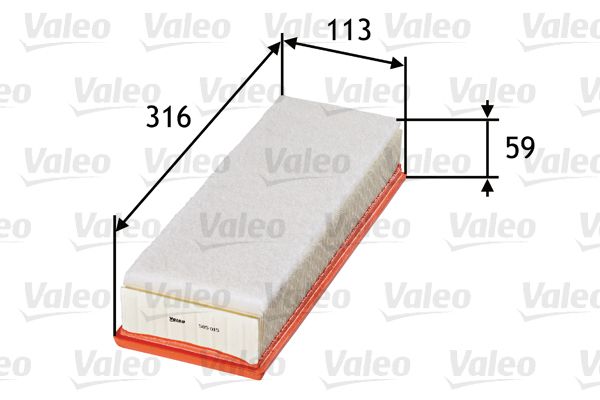 VALEO 585015 Air filter