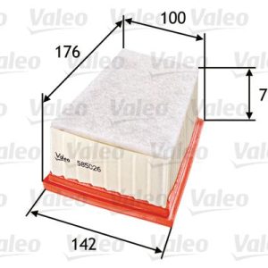VALEO 585026 Õhufilter