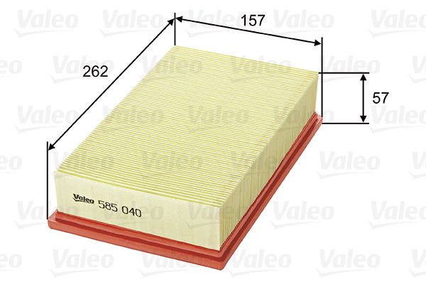 VALEO 585040 Воздушный фильтр