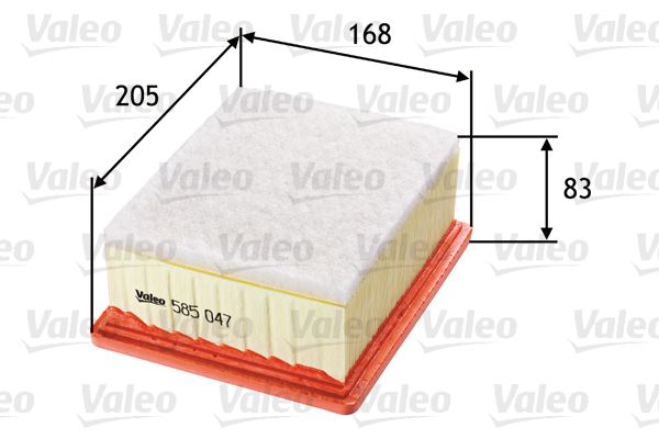 VALEO 585047 Воздушный фильтр