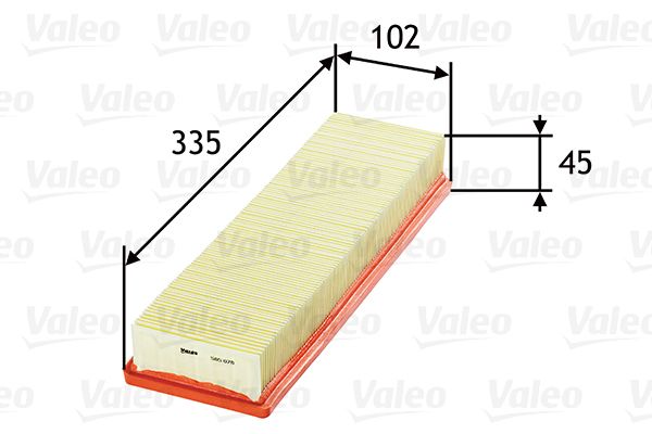 VALEO 585078 Воздушный фильтр