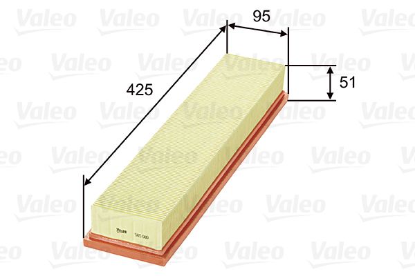VALEO 585080 Воздушный фильтр