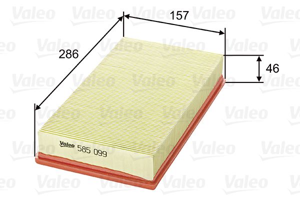 VALEO 585099 Воздушный фильтр