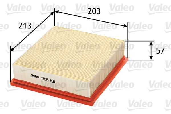 VALEO 585101 Воздушный фильтр