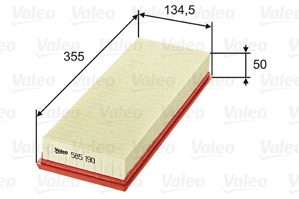 VALEO 585190 Воздушный фильтр