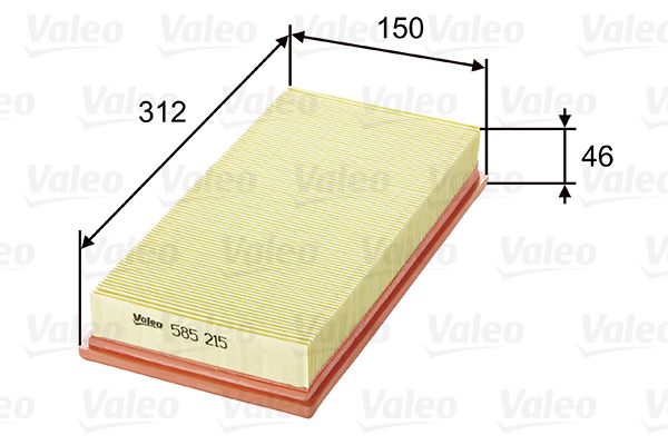 VALEO 585215 Воздушный фильтр