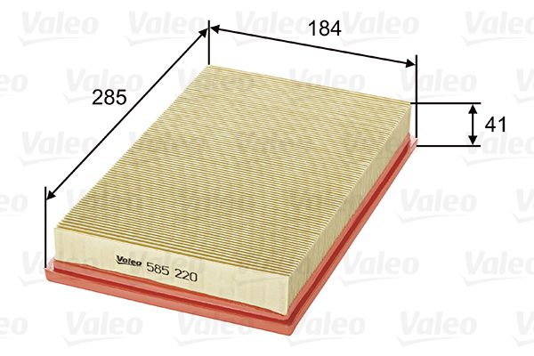 VALEO 585220 Воздушный фильтр