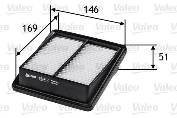 VALEO 585221 Воздушный фильтр