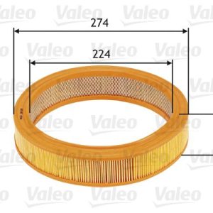 VALEO 585620 Gaisa filtrs