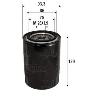 VALEO 586076 Oil filter