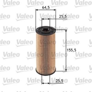 VALEO 586502 Alyvos filtras