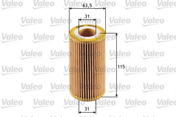 VALEO 586505 Oil filter
