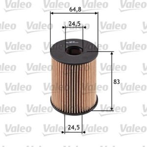 VALEO 586516 Alyvos filtras