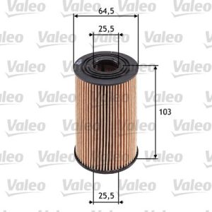 VALEO 586533 Alyvos filtras