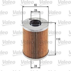 VALEO 586535 Alyvos filtras