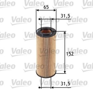 VALEO 586545 Alyvos filtras