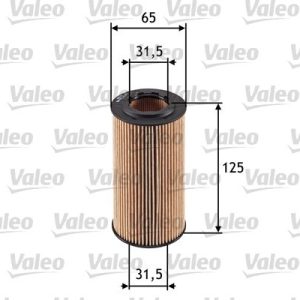 VALEO 586552 Alyvos filtras