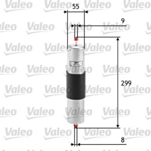 VALEO 587014 Kuro filtras