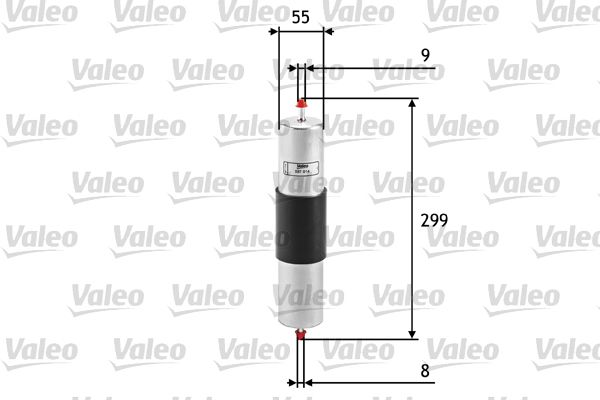 VALEO 587014 Топливный фильтр