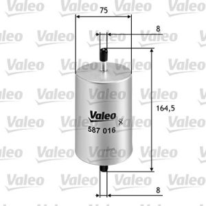 VALEO 587016 Kuro filtras