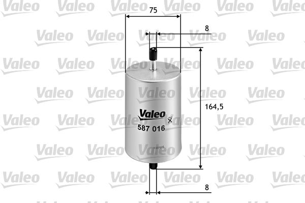 VALEO 587016 Топливный фильтр