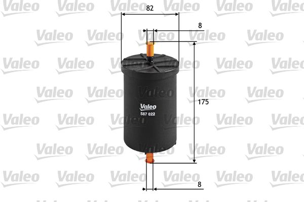 VALEO 587022 Топливный фильтр
