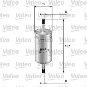 VALEO 587027 Fuel filter