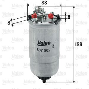 VALEO 587502 Kütusefilter