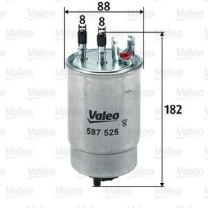 VALEO 587525 Degvielas filtrs
