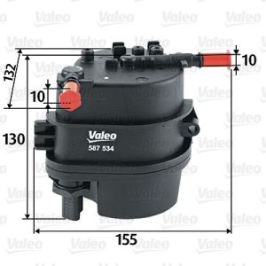 VALEO 587534 Kütusefilter