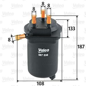 VALEO 587538 Kuro filtras