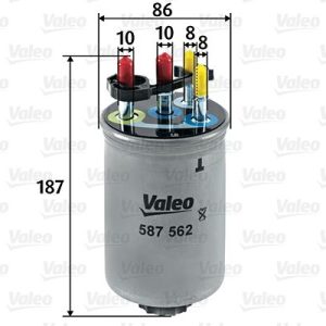 VALEO 587562 Kuro filtras
