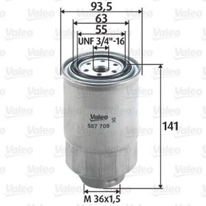 VALEO 587709 Kuro filtras