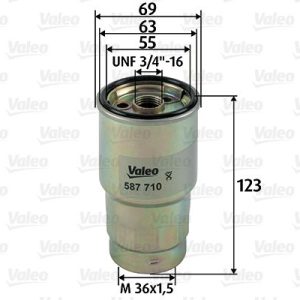 VALEO 587710 Fuel filter