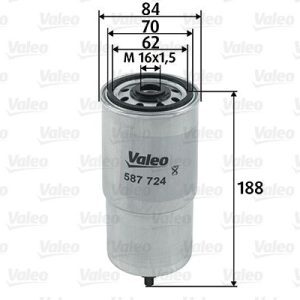 VALEO 587724 Kuro filtras