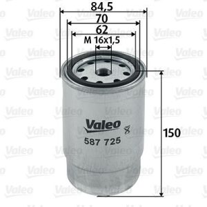 VALEO 587725 Fuel filter