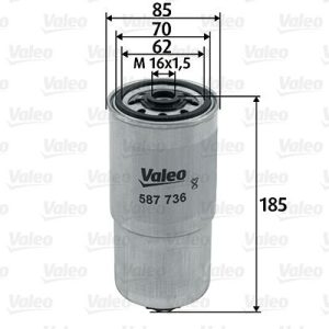 VALEO 587736 Kuro filtras